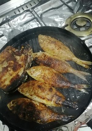 صورة لوصفة سمك مشوي بالزيت