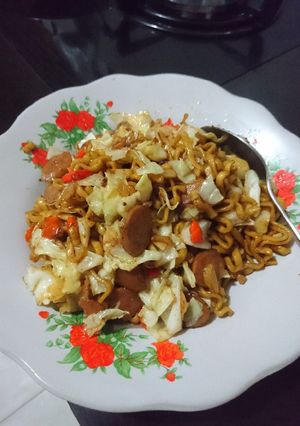 Foto resep Mie goreng sederhana