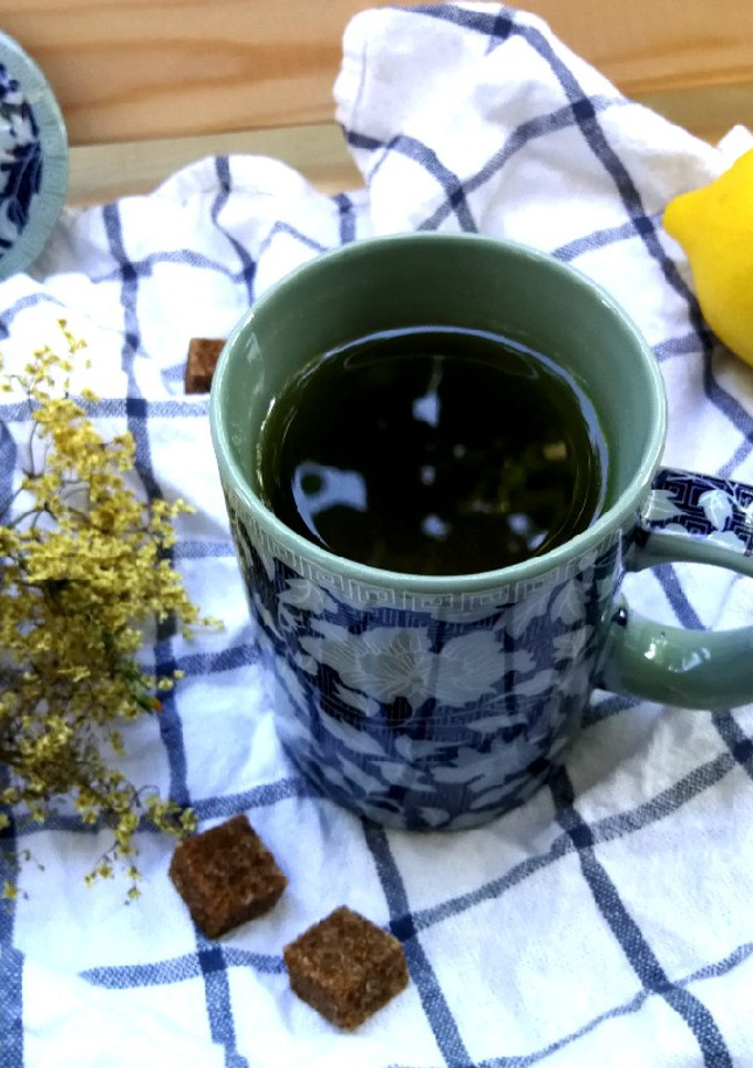 Una foto de Infusión de flores de saúco