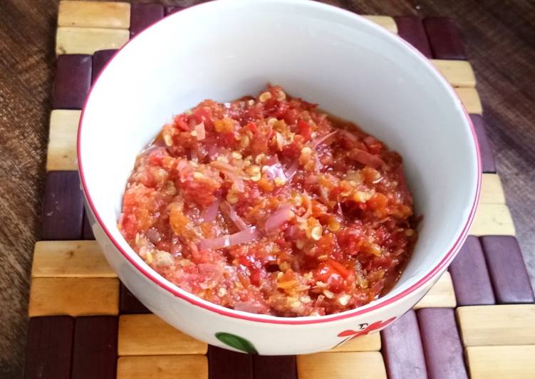 Resep Sambal honje yang Bikin Ngiler