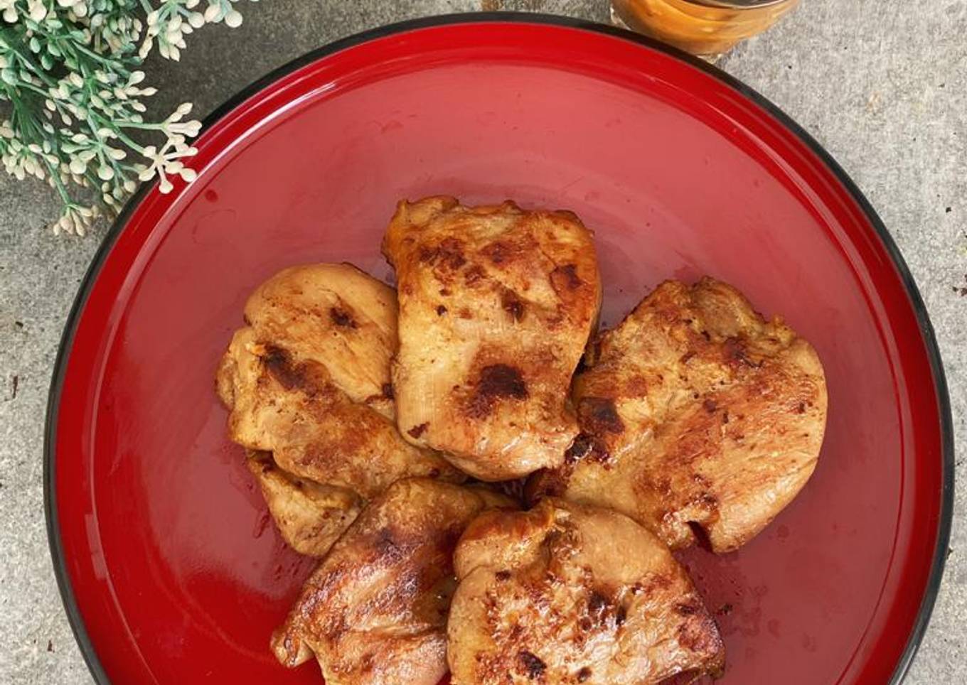 Japanese Chicken Steak with Mushroom sauce