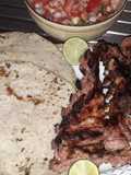 Costilla de cerdo asada