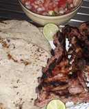 Costilla de cerdo asada