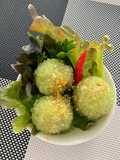 Steamed Sago Ball With chicken filling