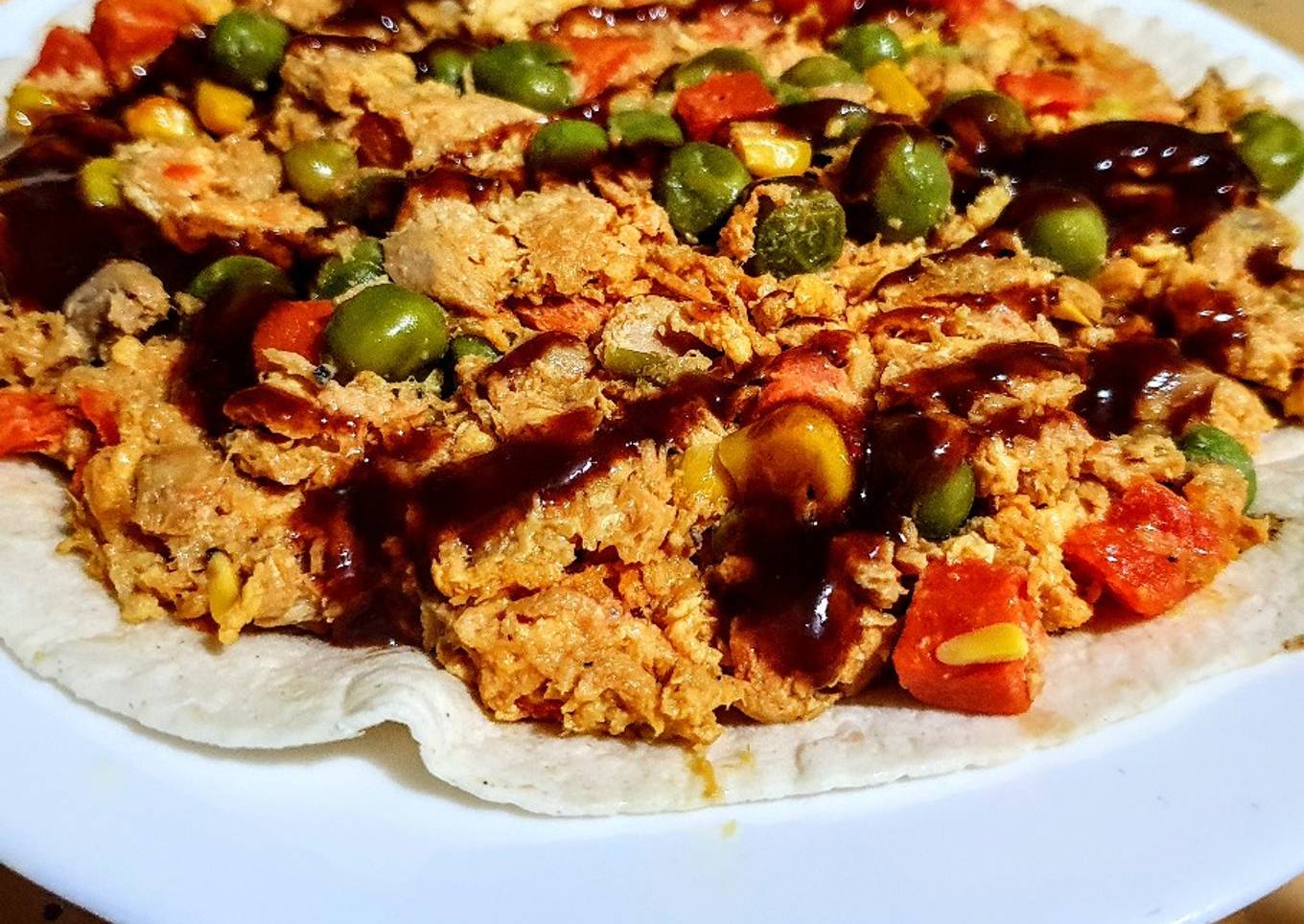 QUESADILLA🌮Rellena con Salpicón de Atún y Vegetales...!🥳