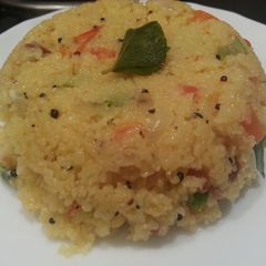 Samba rava veg upma A picture of Samba rava veg upma.