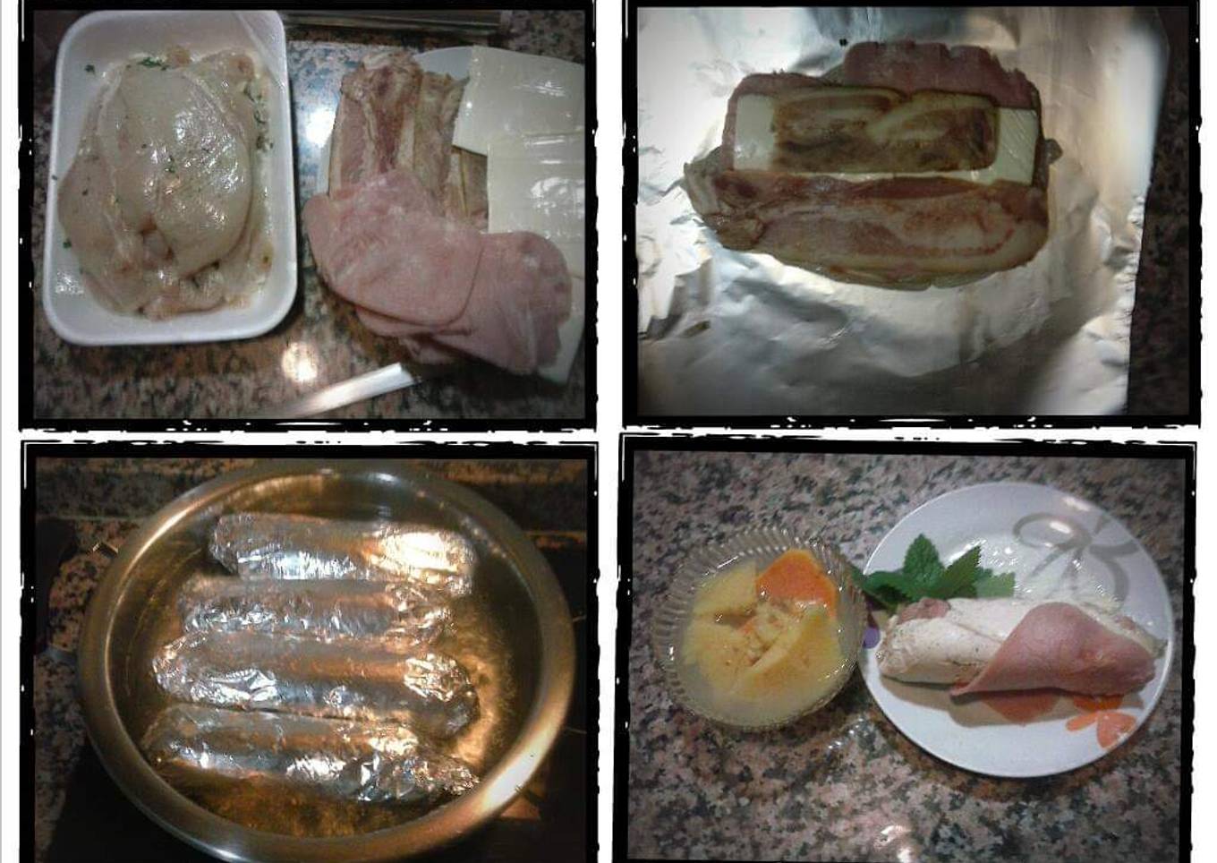 Pechuga de pollo rellena