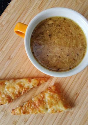 รูปของ Onion soup ซุปหัวหอม