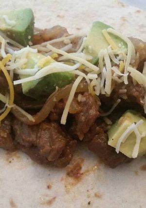 A picture of Bloody Mary Skirt Steak Tacos.