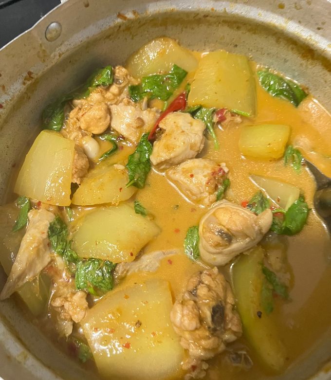 รูปของ แกงกะทิไก่ใส่ฟัก