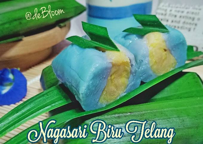 How to Cook Yummy 795. Kue Nagasari Biru Telang