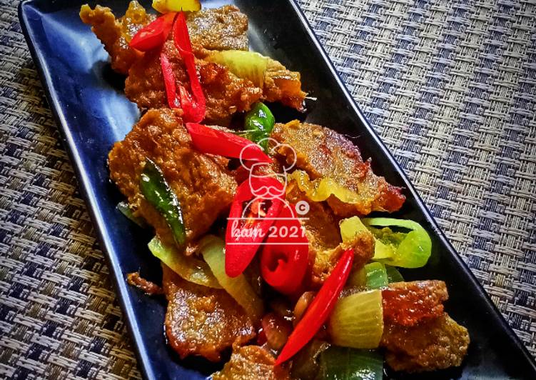 Resipi Daging Goreng Kunyit Noxxa Oleh Kam Cookpad