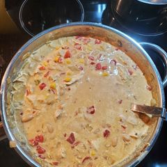 A picture of Chicken Chili soup.