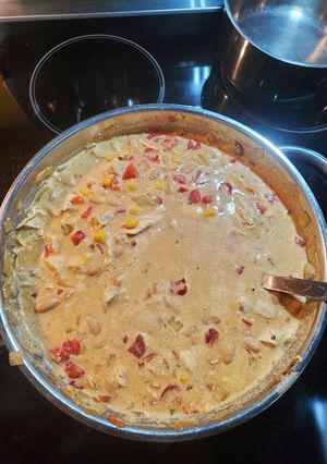 A picture of Chicken Chili soup.