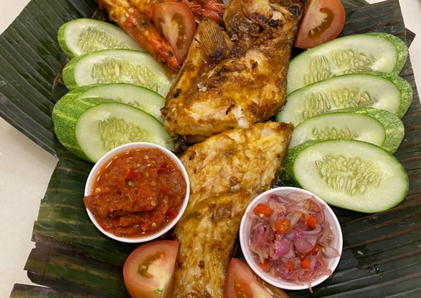 Seafood bakar Jimbaran