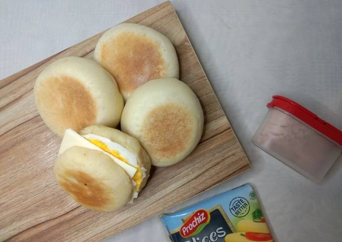 Resep Egg McMuffin | English Muffin Ala McDonald's With Higher Fiber ...