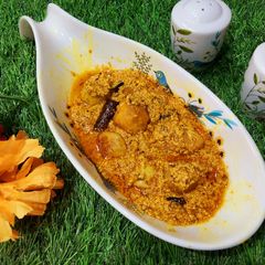 A picture of Kashmiri Dum Aloo.