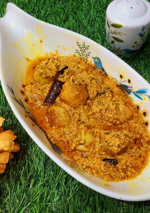 A picture of Kashmiri Dum Aloo.