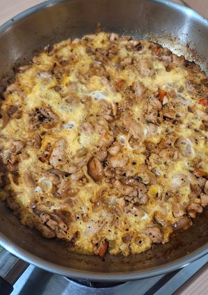 Foto resep Tumis Ayam Siram Telur