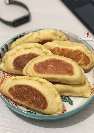Foto resep Custard Cream Bun teflon