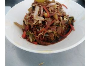 Una foto de Vegetales Salteados