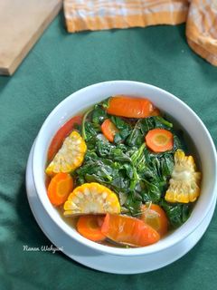 Foto resep Sayur Bening Bayam Jagung Wortel