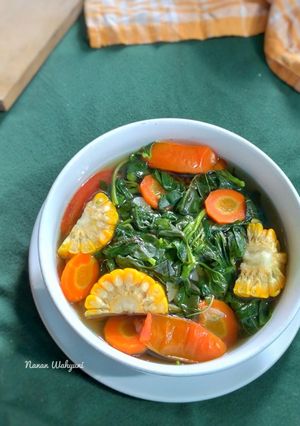 Foto resep Sayur Bening Bayam Jagung Wortel