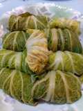 Daging Gulung Sawi Keriting
