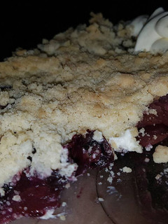 Una foto de Crumble de arándanos y manzanas🍎