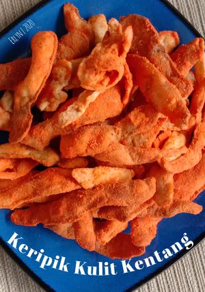 Foto resep 45. Keripik Kulit Kentang Rasa Pizza