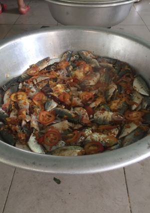 Hình của món Cá nục sốt cà.