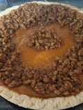 The best sweet potato pie with pecan topping