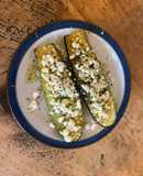 Courgette, feta and mint
