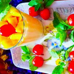 A picture of Mango mousse.
