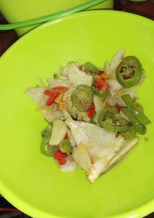Foto resep Ikan asin cabe gendot
