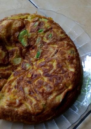 Foto resep telor dadar sambal cabe mentah