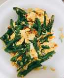 Đậu ve xào trứng vịt