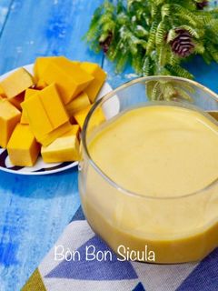 Hình của món Sữa Bí Đỏ Cốt Dừa.