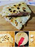 Piadina classica, squacquerone e cotto