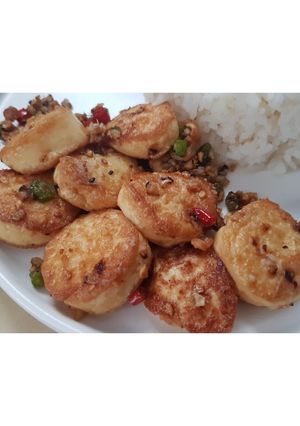 รูปของ เต้าหู้ไข่ผัดพริกเกลือ