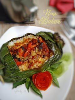Foto resep Nasi bakar tumis teri sambel terasi ayam