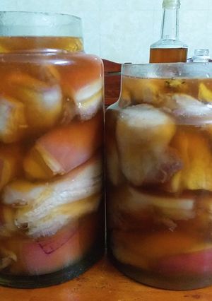 Hình của món Thịt ngâm nước mắm.