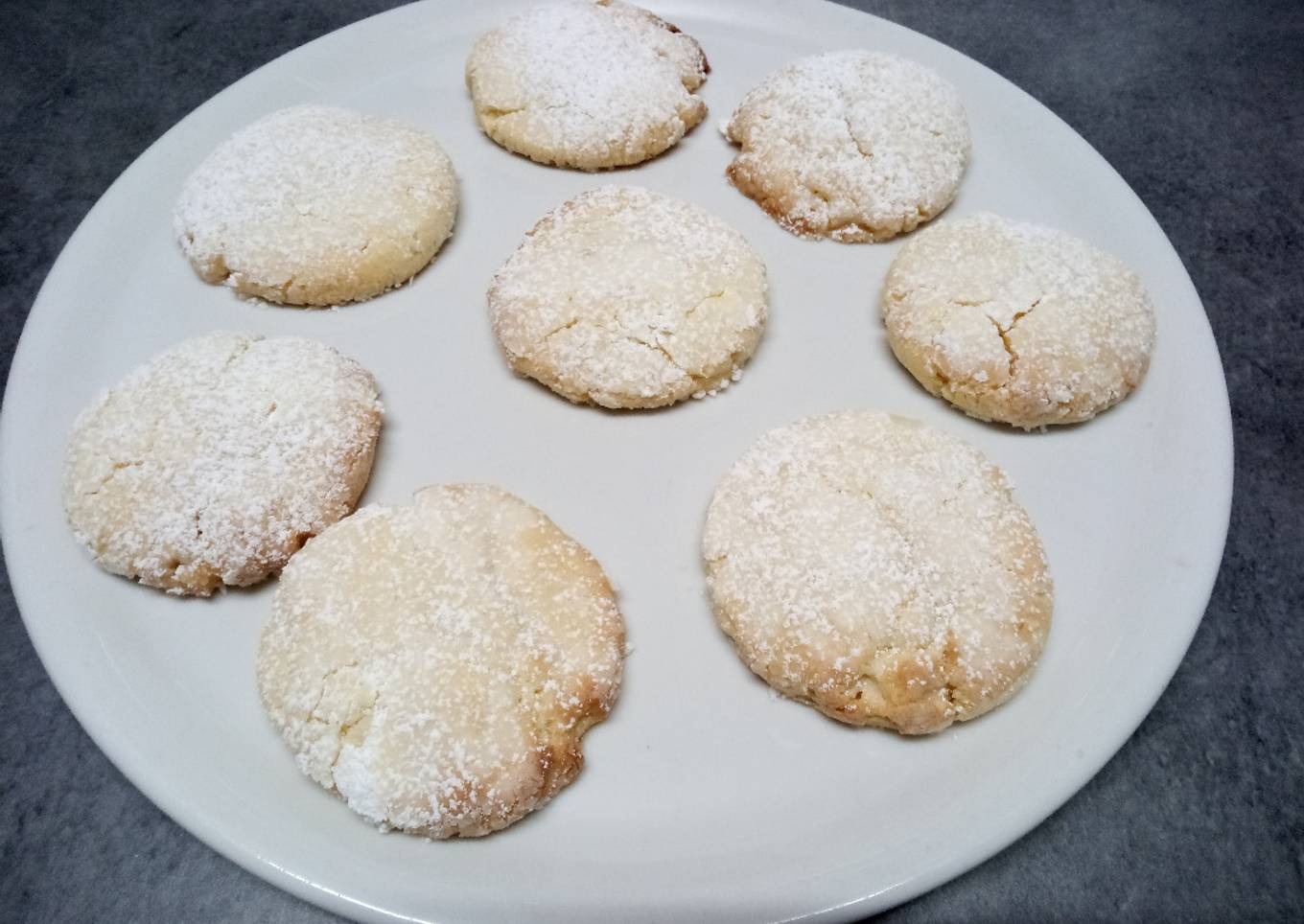 Biscuits craquelés au citron