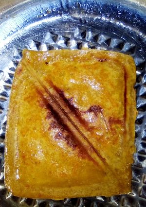 A picture of Toast pan cake.