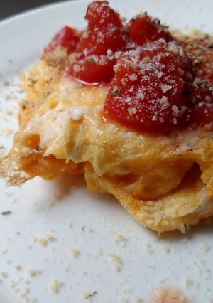 Una foto de Omelette napolitano sin aceite