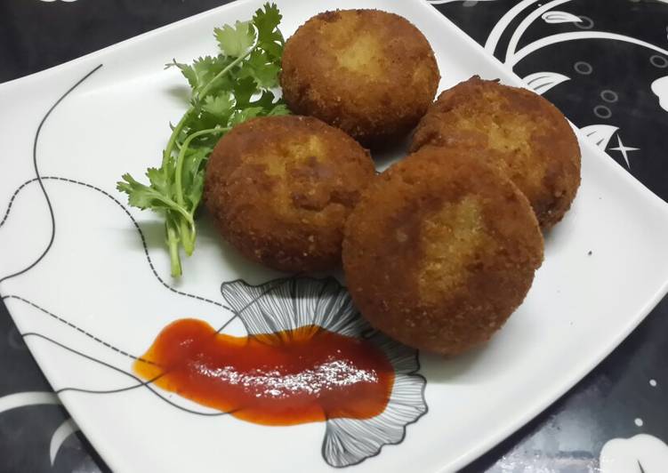 Egg potato kabab