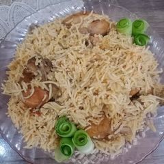 A picture of Chicken biryani pulao 💝💝💝.