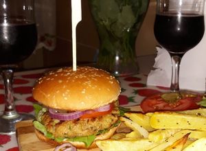 O poză a rețetei Burger de pui.
