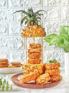 Foto resep Biscuit Fritter with Pineapple Jam