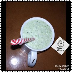 A picture of Cucumber and Coconut shake.